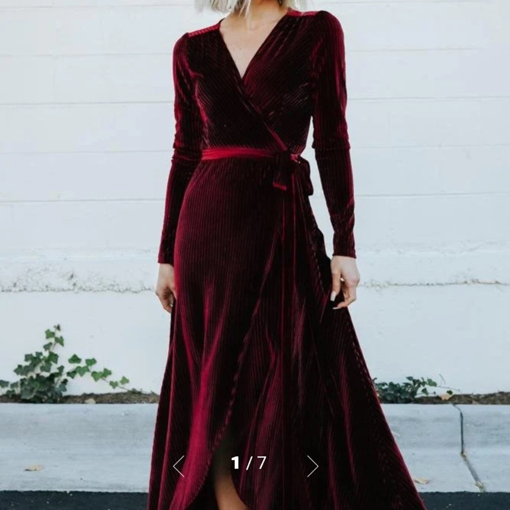 Maroon Dress